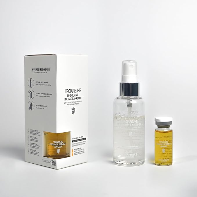 TROIAREUKE H+ Cocktail Ampoule Toner (2.37 Fl. Oz., Yellow)