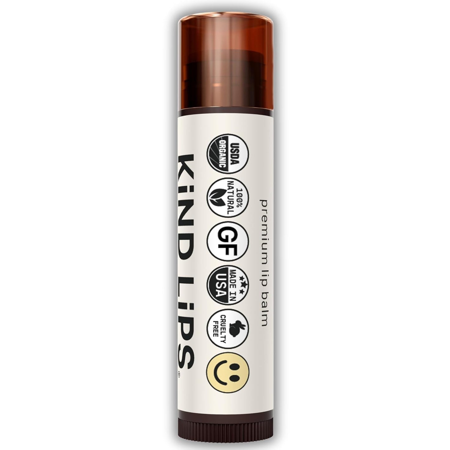 Strawberry Lip Balm – Natural & Organic Lip Moisturizer with Sweet Strawberry Flavor | Gluten-Free, Paraben-Free Chapstick Alternative for Dry, Chapped Lips | Kind Lips Single Tube