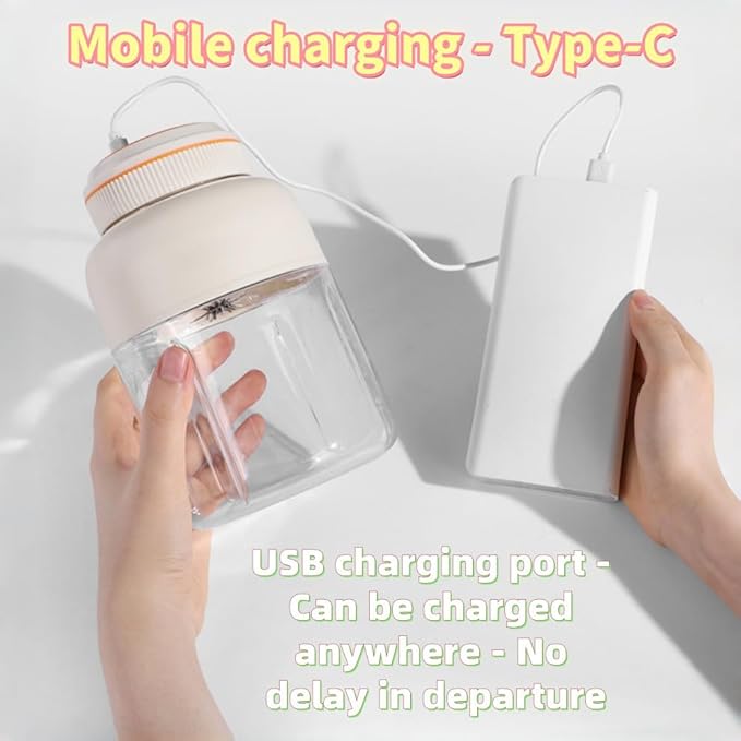 Portable Wireless Juicer Cup, 45oz Extra Large Capacity, 1300 mAh Battery Offers Extremely Long Battery Life, Dual Lid Compact Travel Drinking Cup for Office Outdoor, Picnic (PP-Green)