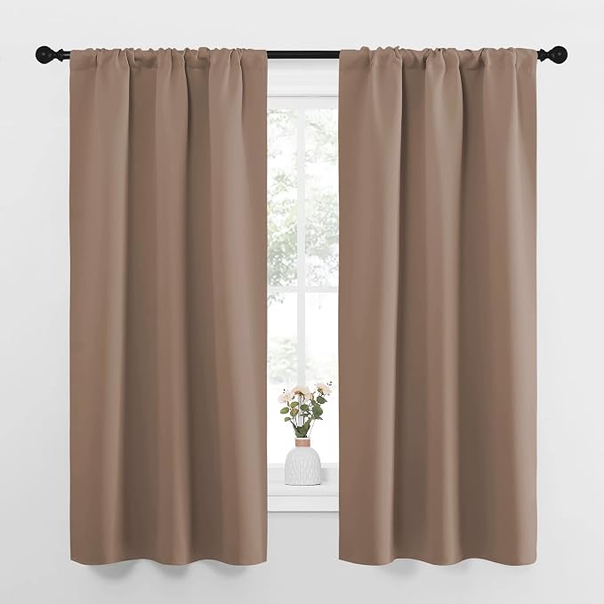 NICETOWN Kitchen Window Blackout Curtains