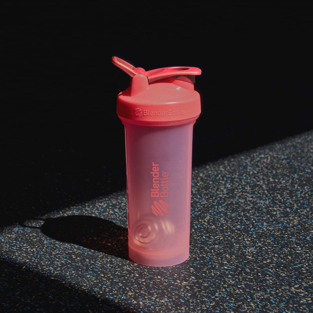 BlenderBottle Classic V2 Shaker Bottle Perfect for Protein Shakes and Pre Workout, 20-Ounce, Light Pink
