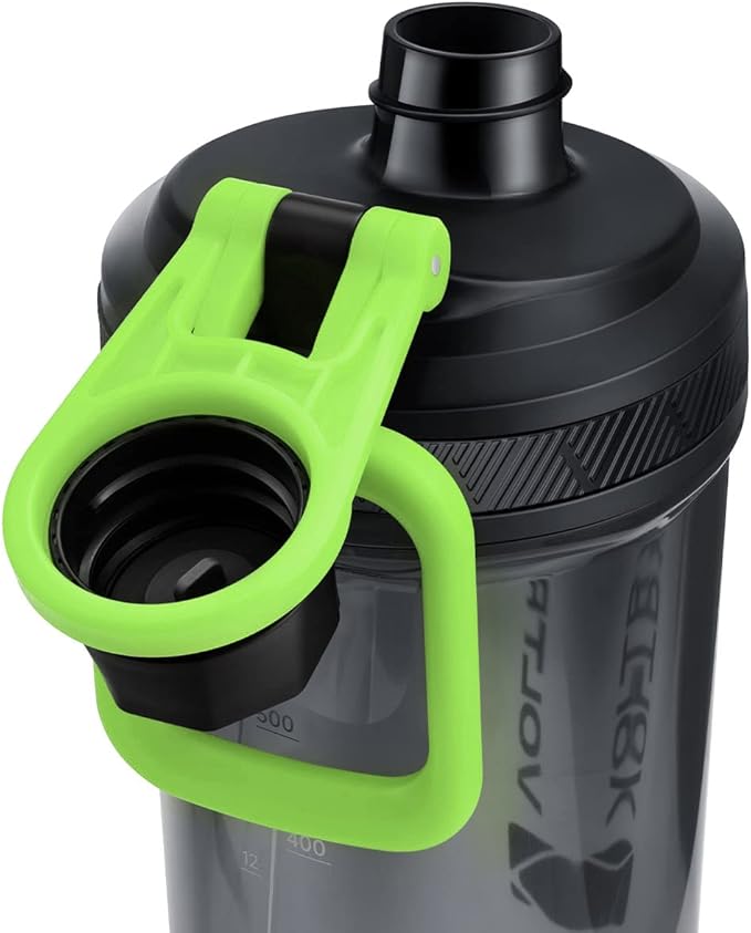 VOLTRX Shaker Bottle, Gallium USB C Rechargeable Electric Protein Mixer, Shaker Cups for Protein and Meal Replacement Shakes, BPA Free, Made with Tritan, 20oz