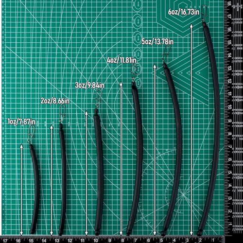 Dr.Fish 6 Pack Dragging Weights for Catfishing, Drifting Weight Freshwater Fishing Sinkers Bottom Search Slip Stick Trolling Catfish Tackle Gear - size: 2+3+4oz-6 Pack