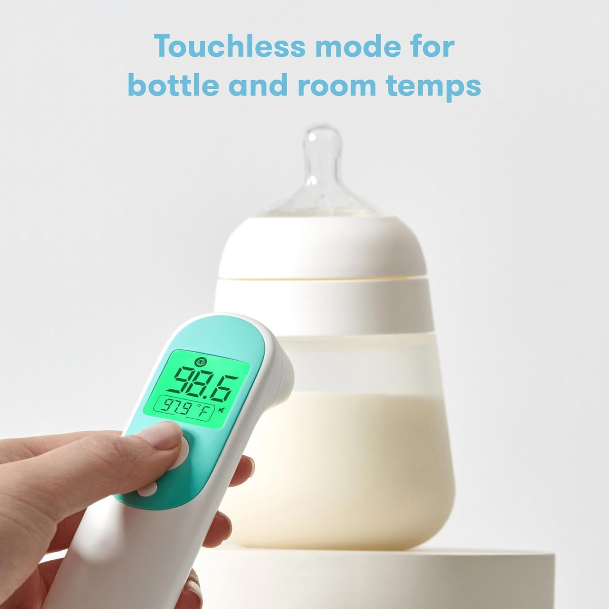 Frida Baby Thermometer, 3-in-1 Infrared Thermometer for Ear, Forehead & Touchless, Fever Thermometer for Baby, Infants, Toddlers, Kids & Adults
