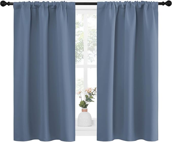 NICETOWN Kitchen Curtains, Short Blackout Curtains & Drapes, Thermal Insulated