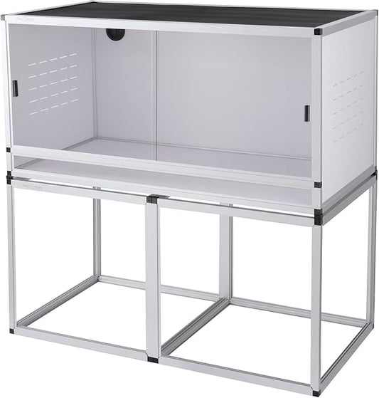 Reptile Enclosure Stand Bundle: Elevate Your Habitat - Includes Stand and Extra Enclosure for a Complete Elevated Setup 44 inches Width