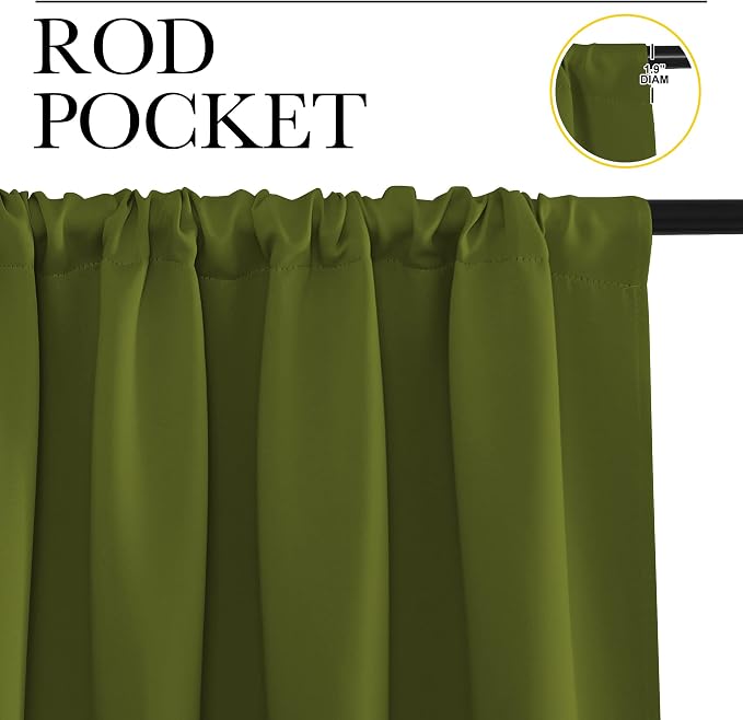 NICETOWN RV Blackout Curtains for Camper Windows, Short Blackout Curtains &