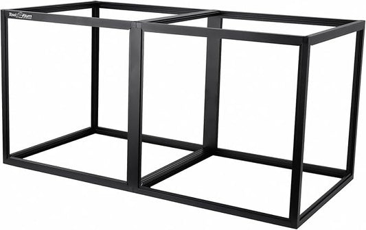 Enclosure Stand 48x24inch for Off-Floor Placement and Stunning Display-Elevate Your Reptile's Home 24 inches Height(Black)