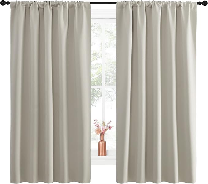 NICETOWN Blackout Curtains for Living Curtains, Room Darkening Window Curtain