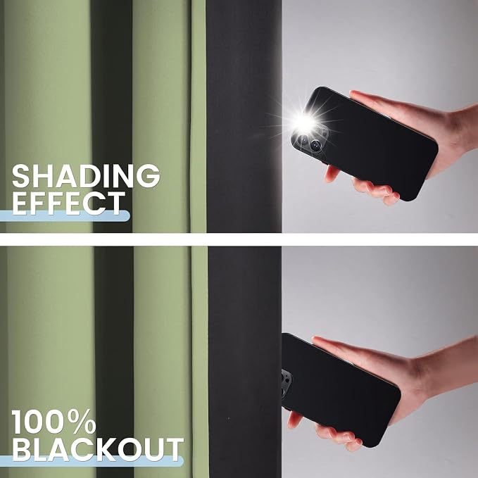 SimpleHome 100% Blackout Curtains