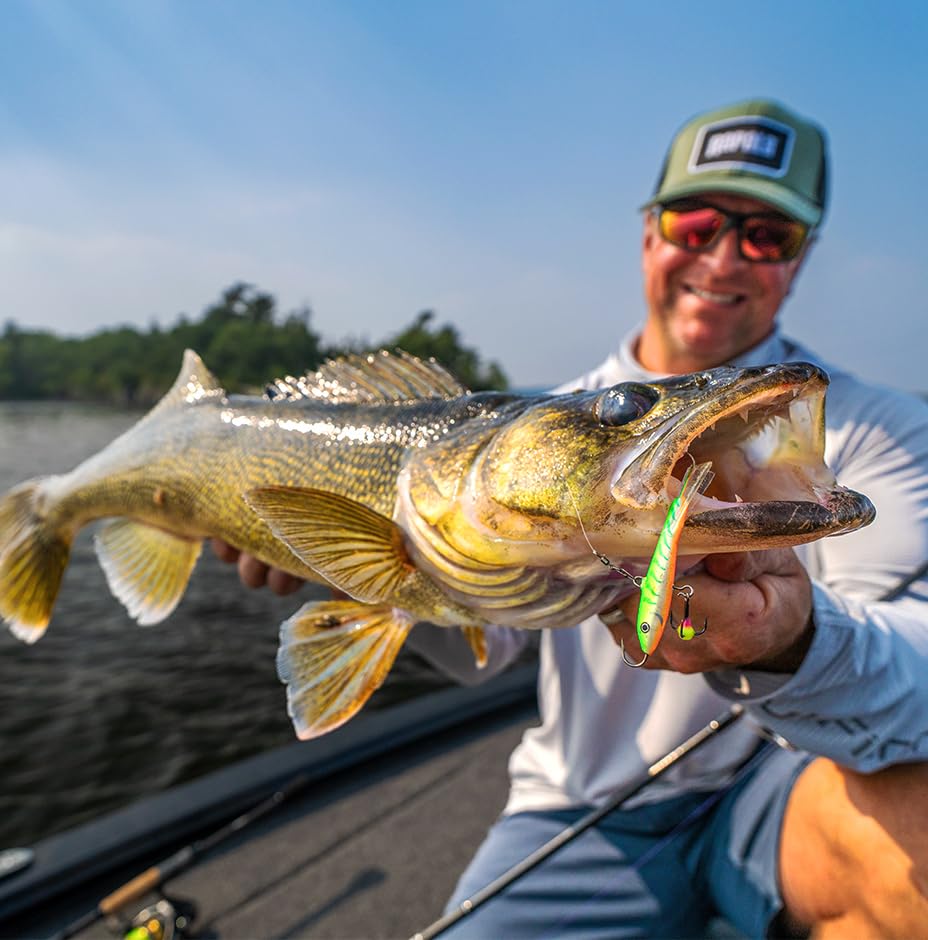 Rapala Rapala Jigging Rap - color: Glow Hot Perch, size: Body Length: 1-1/4"
