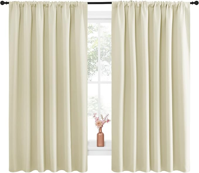 NICETOWN Blackout Curtains for Bedroom, Home Decorations Thermal Insulated