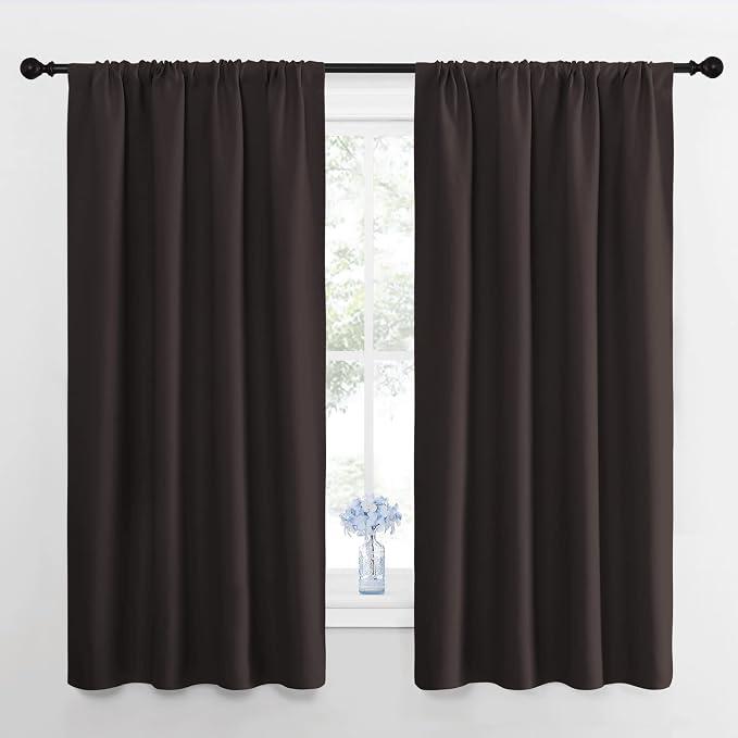 NICETOWN Blackout Curtain Panels 63 inches