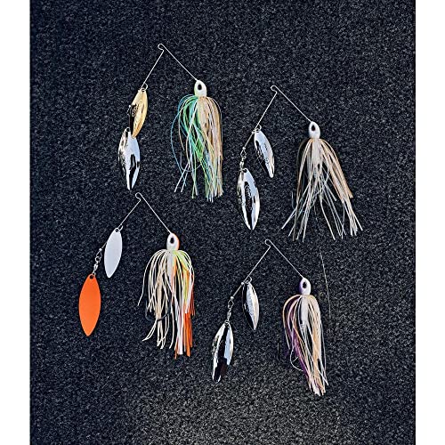 Berkley Power Blade Compact Fishing Spinnerbaits - color: E2 Magic/Gold + Silver, size: 3/8 oz - Colorado Indiana