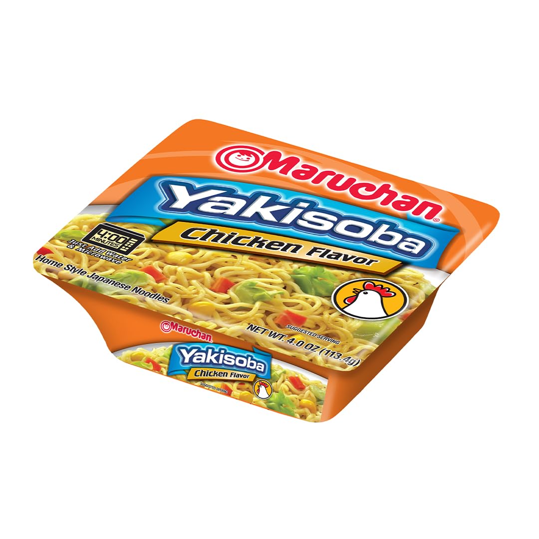 Maruchan Yakisoba Chicken, 4.00 Oz, Pack of 8