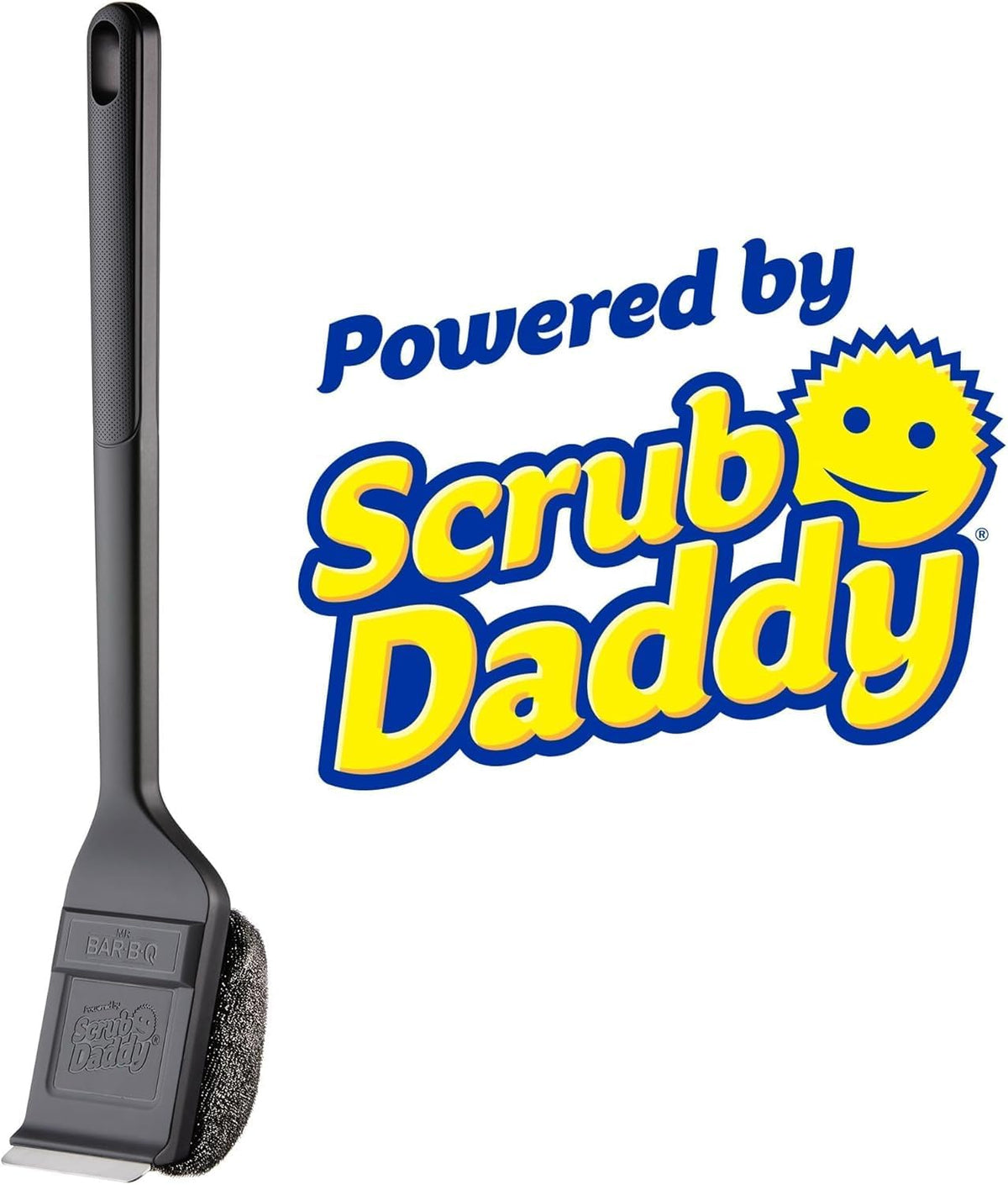 Mr. Bar-B-Q Steam Clean Grill Brush Powered by Scrub Daddy