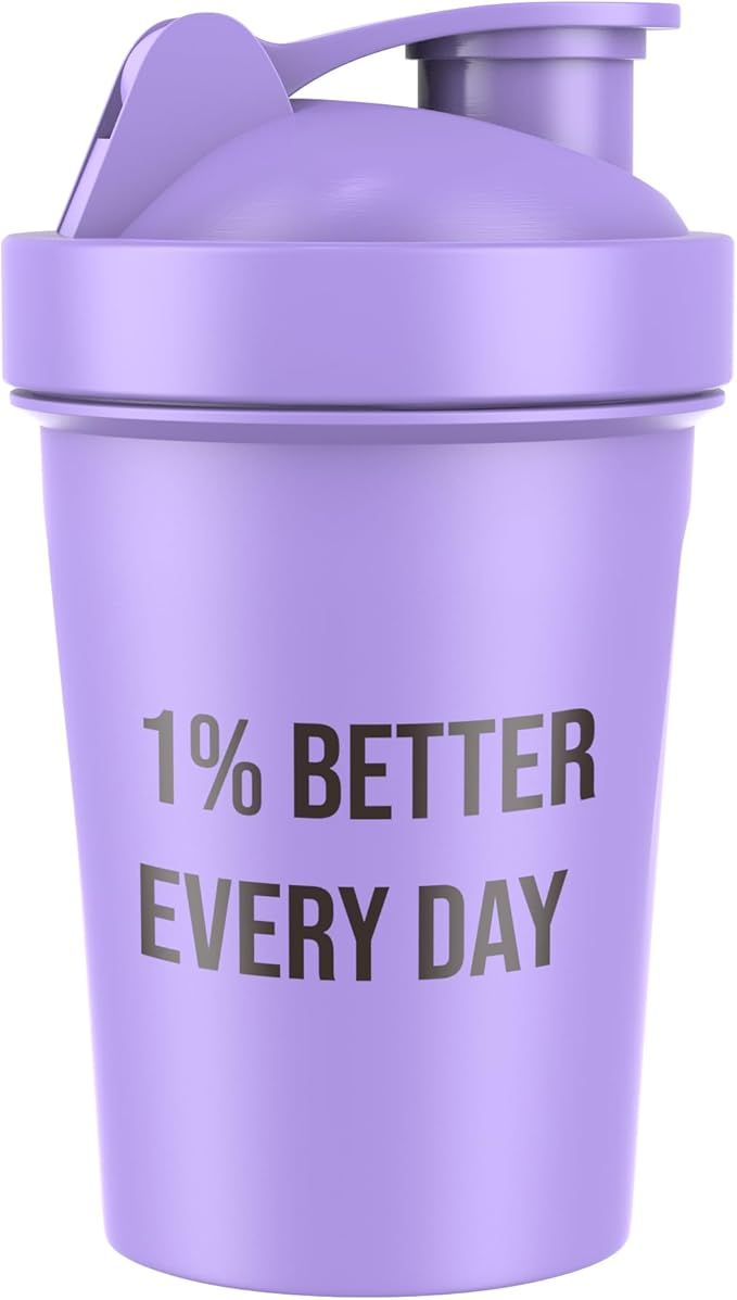 [5 PACK Protein Shaker Bottles for Protein Mixes | Extra Mixing Grid | 20 oz Blender Shaker Cup with Measurement Marks on Side | BPA Free, Leak Proof, Dishwasher Safe