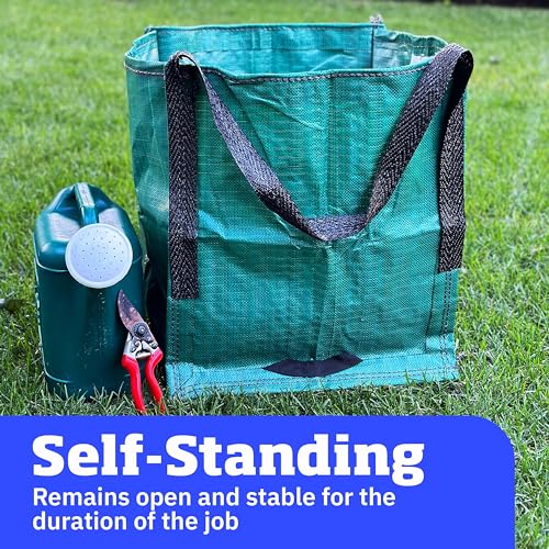 DURASACK Heavy Duty Storage Tote Bag 22-Gallon, Green, Pack of 4 | Rugged Woven Polypropylene Moving Bag, Reusable Self-Standing Design, Holds up to 500 Pounds - color: Green, size: Pack of 4