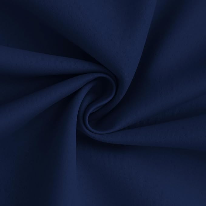 Yakamok 100% Blackout Curtain Panels 63 inches Cold and Light Blocking Drapes