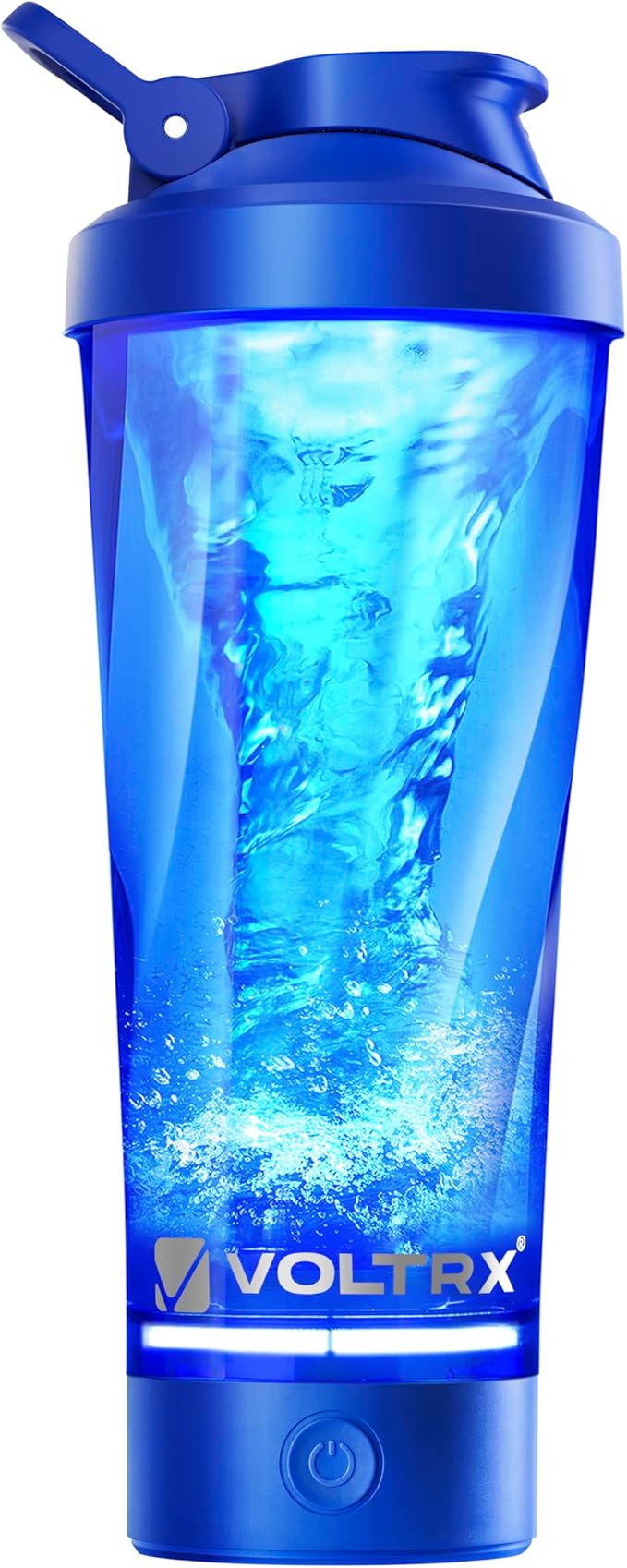 VOLTRX Premium Electric Protein Shaker Bottle, Made with Tritan - BPA Free - 24 oz Vortex Portable Mixer Cup/USB Rechargeable Shaker Cups for Protein Shakes