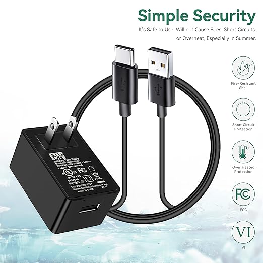 Portable Blender USB Charging Cable Cord Compatible with Ninja BC155PS BC151BK BC151CR BC151NV BC151EM BC151PR BC151WH Portable Blender