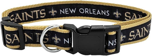 New & Improved Pets First NFL Licensed PET Collar- Heavy-Duty, Strong, and Durable New Dog Collar. Available in 32 Football Teams and 4 Sizes
