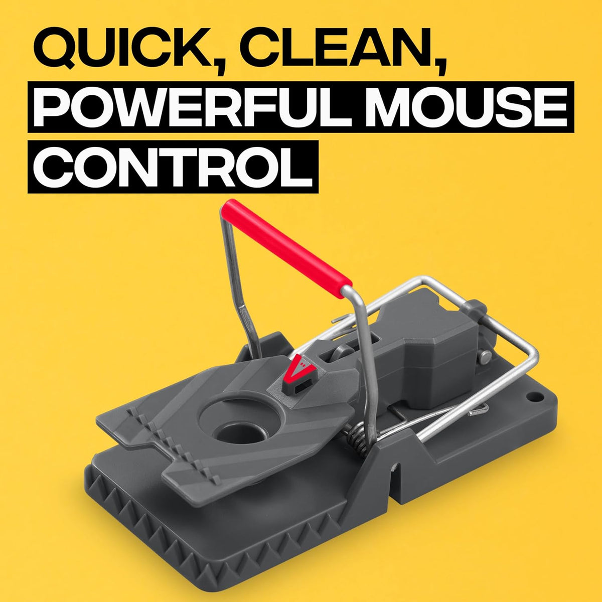 Victor Power-Kill Humane Mouse Traps M393SSR - 6 Easy Set, Reusable, Power-Kill Victor Mouse Traps