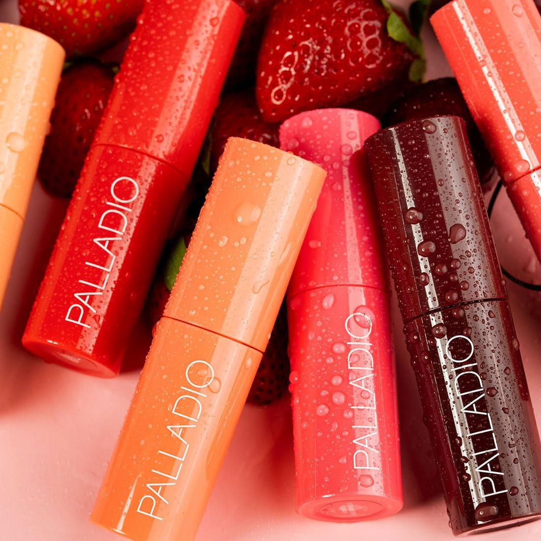 Palladio Jelly Tint, Liquid Stain for Cheeks & Lips, Vivid Color Lip Stain, Lightweight Non-Sticky and Transfer-proof, Natural Finish Makeup, Nude Berry