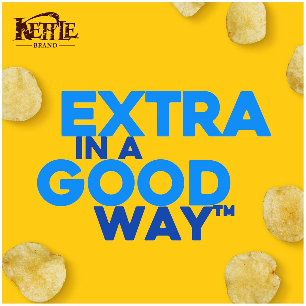 Kettle Brand Sea Salt and Vinegar Kettle Potato Chips, Gluten-Free, Non-GMO, 7.5 oz Bag