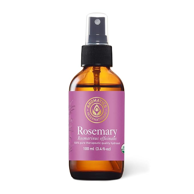 Aromatics International Rosemary Hydrosol 100ml | Herbal Aromatic Mist for Home Spaces