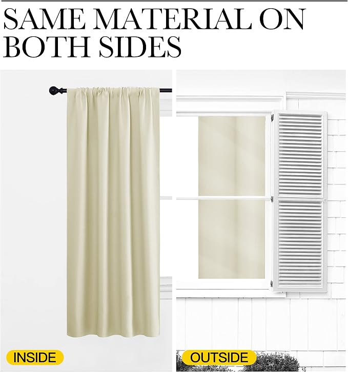 NICETOWN Room Darkening Curtains