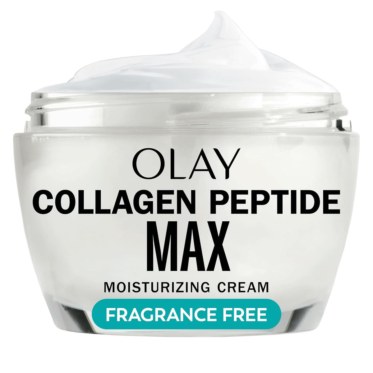 Olay Collagen Peptide Face Moisturizer, Firming Cream for Women, Fragrance-Free, Non-Greasy - Hydrating, Anti-Aging, Anti-Wrinkle, Smoothing of Fine Lines, Tightening Skin Care - Niacinamide, 1.7 Oz