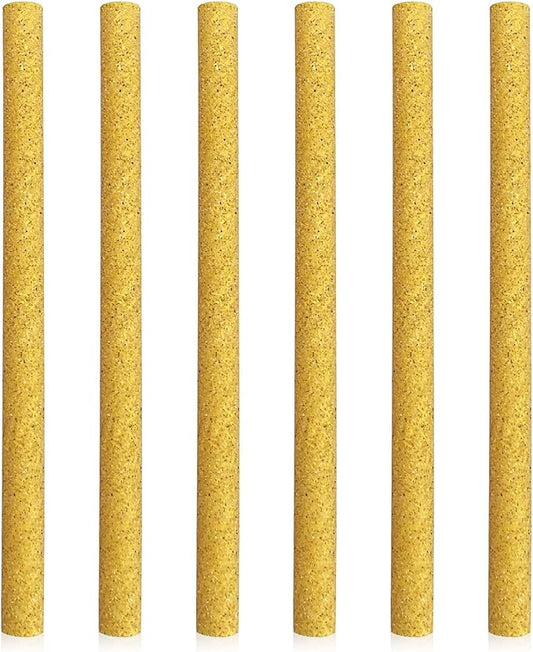 S&X Small Bird Perch Covers, Sand Perch Covers Sandpaper for Budgies, Canaries, Parakeets, Lovebirds and Other Small Birds, 6-Pack