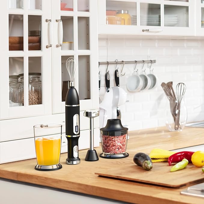 dace DA-CSTICK-BK cordless immersion blender handheld with Long Battery Life USB Chargeable | Cordless Immersion Blender Handheld for Home, Outdoor | On-the-Go Blending