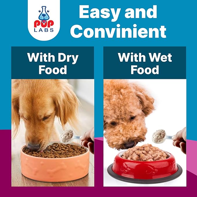 K9 Belly Bliss, All-Natural Gut Health for Dogs, Vet Approved Prebiotic for Dogs for Daily Digestive Support & Dog Constipation Relief, Topper for Dry & Wet Food, 6 Pack with 30 Scoops Each.