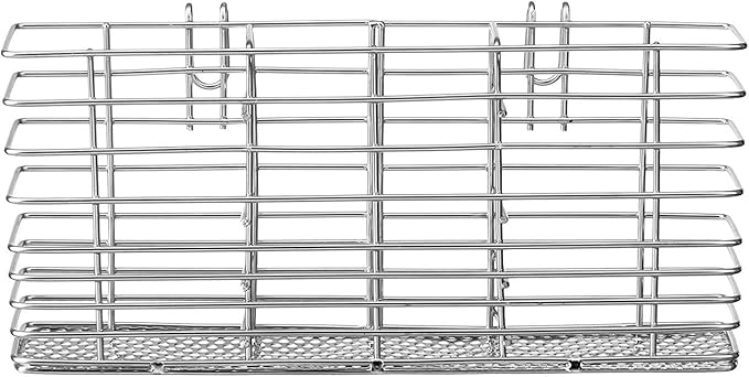 SANNO Silverware Organizer - Cutlery Utensil Holder Stainless Steel Drying Rack Drainer for Kitchen Silverware