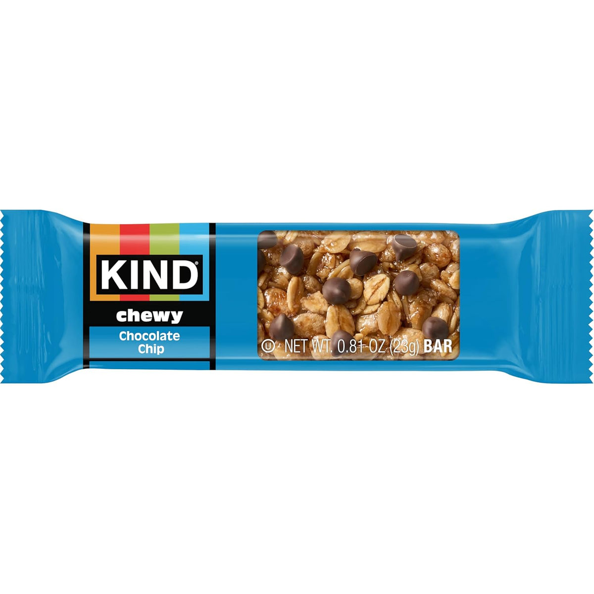 KIND Chewy Granola Bars, Chocolate Chip, Gluten Free, Low Calorie, Healthy Snacks, 10 Count