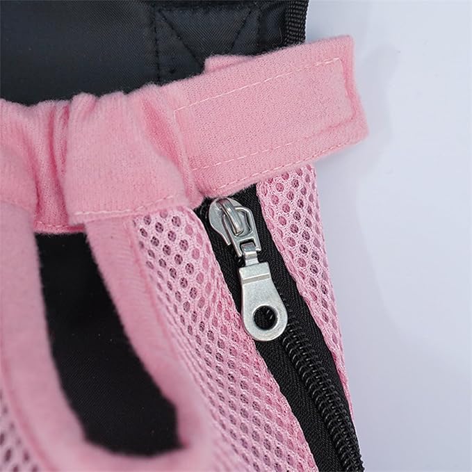 Portable Pet Carrier Backpack, Adjustable Pet Front Cat Dog Carrier Backpack Travel Bag for Small Medium Dogs Cats Puppies, Cat Backpack Carrier for Hiking Cycling (L, L)