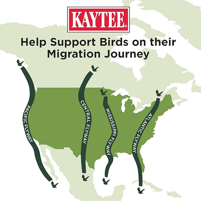Kaytee Wild Bird Food, Fall Migration Seed Blend, 8 lb