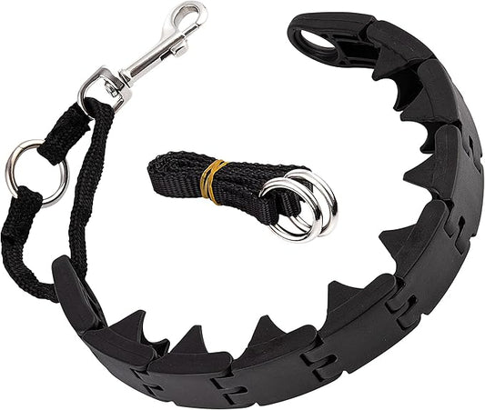 Ram-Pro Dog Training Pinch Collar Large Triple Crown Gentle Effective/No Barking Control for All Breeds