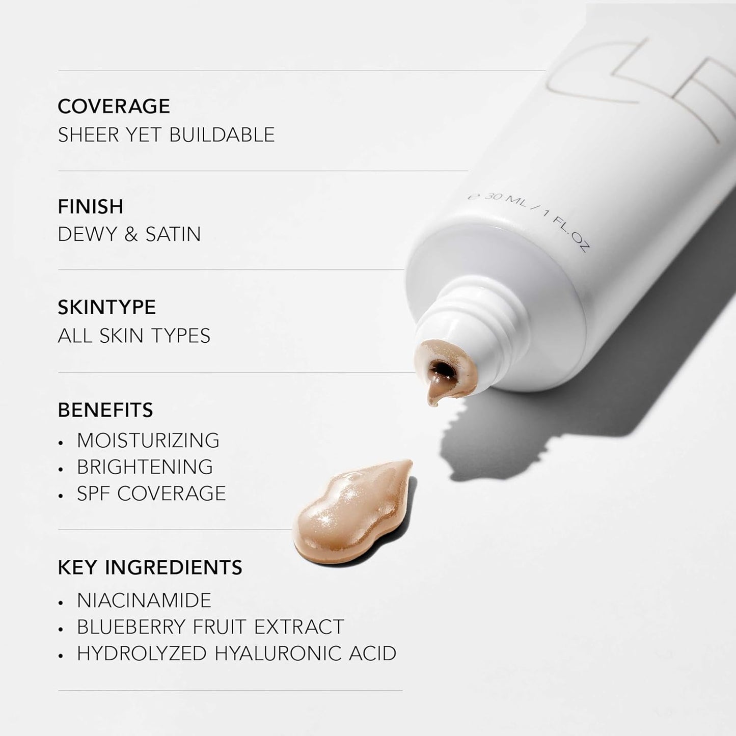 CLE Cosmetics CCC Cream (Olive Medium Deep 406 / SPF 50) - Color Correcting CC Cream with Sunscreen - Lightweight, Hydrating, Light to Medium Coverage Foundation - BB & CC Hybrid - 1 fl oz