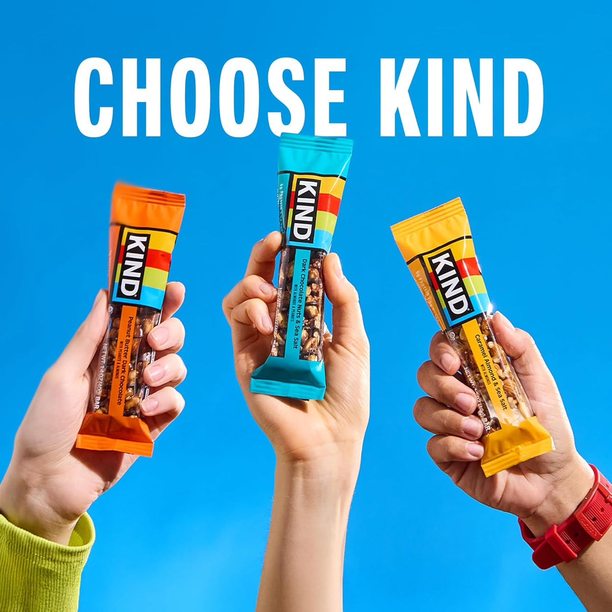 KIND Healthy Snacks Bars, Dark Chocolate Nuts & Sea Salt, Gluten Free, Low Sugar, High Fiber Snacks, 6g Protein, 6 Count