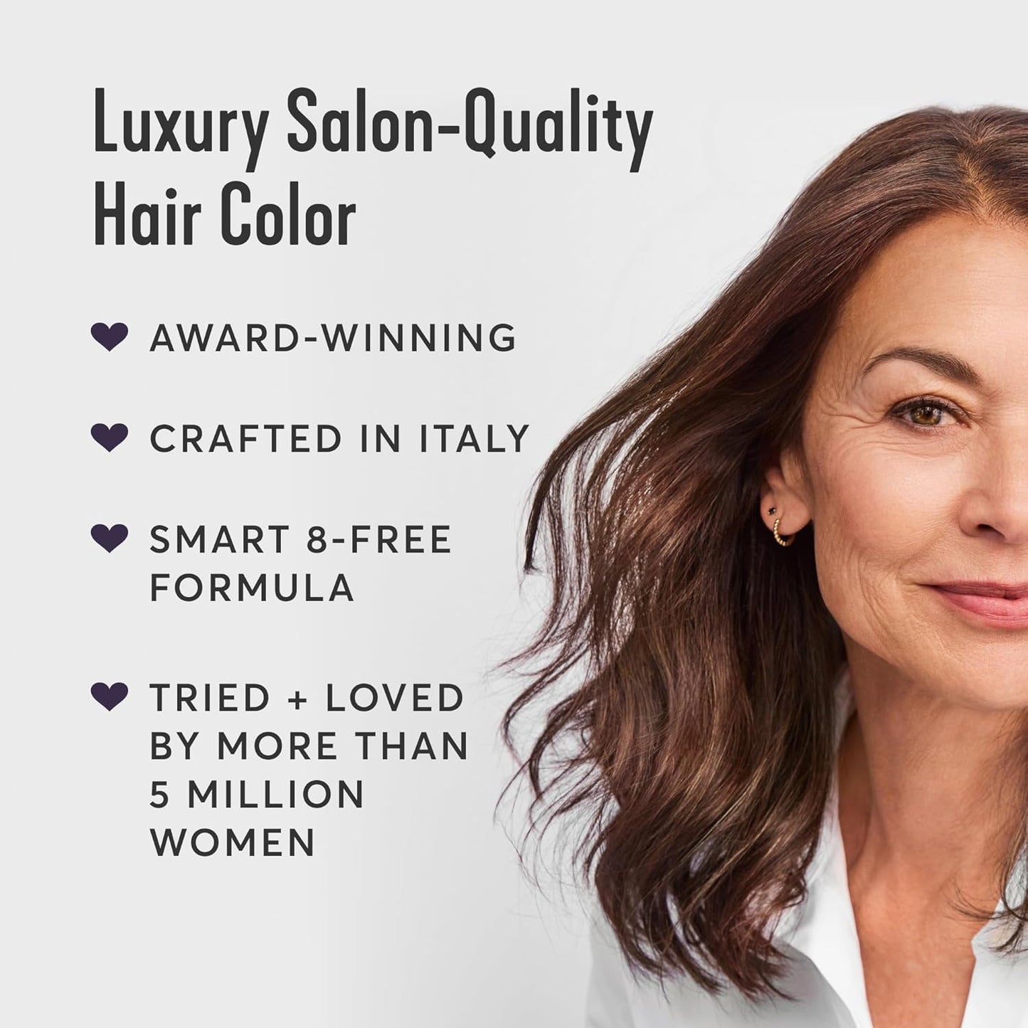 Madison Reed Radiant Hair Color Kit | 5NA Dark Ash Brown with Cool Smoky Undertones (Torino Brown) for 100% Gray Hair Coverage | Dimensional Permanent Hair Dye | PPD-Free & Ammonia-Free | 1 Pack
