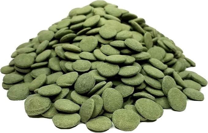 Aquatic Foods Inc. 12mm 1/2" Sinking Wafers of Algae & Spirulina Ideal for Plecos, Bottom Fish, Catfish, Shrimp, Snails, Crayfish, All Herbivorous & Omnivorous Tropical Fish...AFI Wafers..45-lbs