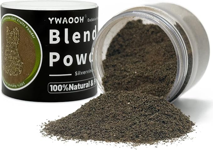 Catnip & Silvervine Powder – 15g Blend of Silver Vine Gall Fruit & Pure Catnip, Non-Addictive, Suitable for All Cat Ages, Multi-Play Use for Cat Toys, Scratchers & Protecting Furniture