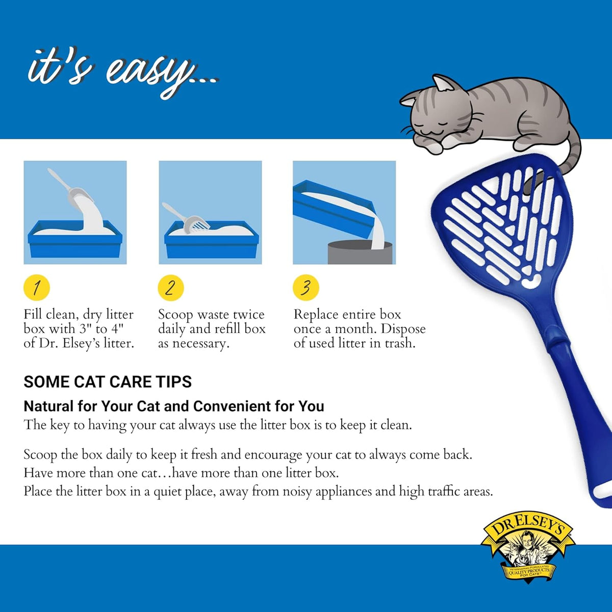 Dr. Elsey's Ultra UnScented Clumping Clay Cat Litter 40 lb. Bag