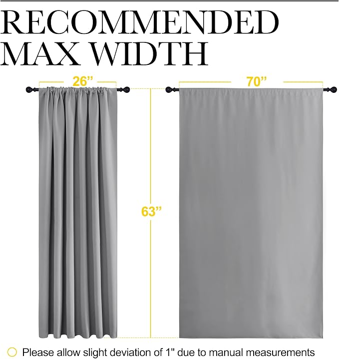 NICETOWN Short Curtains for Small Window