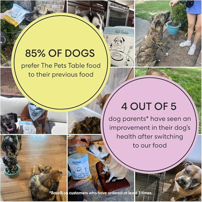 The Pets Table Grain Free Air Dried Dog Food 2 Pack - Beef & Berries + Salmon & Whitefish, 16 Ounce (Pack of 2)