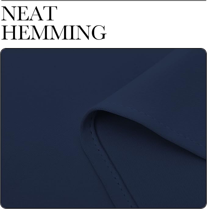 NICETOWN Living Room Curtains, Home Decorations Thermal Insulated Solid Rod
