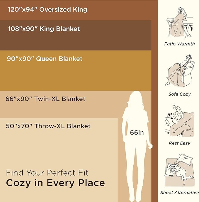 Bedsure 100% Cotton Large Throw Blanket for Couch 50x70 inches - Breathable and Lightweight, Soft Cozy Herringbone Woven Blanket for Summer Spring, Ivory